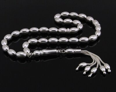 Tasbih 925 Sterling Silver With Four Tassels - 3