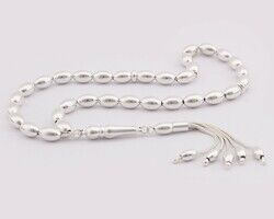 Tasbih 925 Sterling Silver With Four Tassels - 4