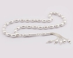 Tasbih 925 Sterling Silver With Four Tassels - 6