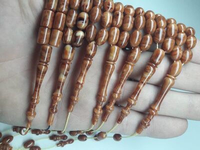 The Highest Level Workshop Czechoslovakia From The Bahri Korkmaz Workshop Cut From Old Objects Barley Cut Collectible Catalina Rosary