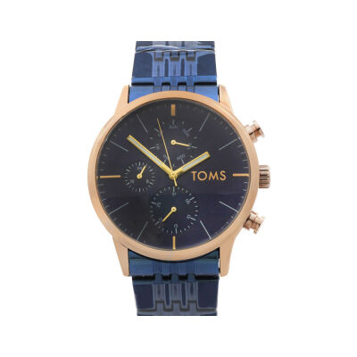 Toms Lacivert Renk Çelik Kordonlu Erkek Kol Saati TH-TM1911A-1018-T - 4