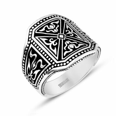 Tugra Model 925 Sterling Silver Ring - 2