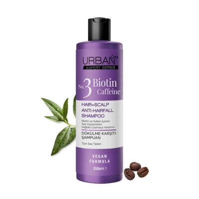 URBAN Care Expert Biotin & Caffeine Anti-Hair Care Shampoo 350 ml - Vegan - 2