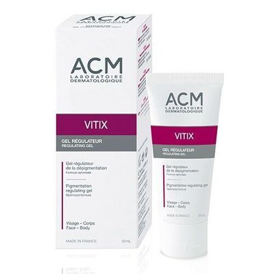 Vitix Gel 50Ml. Vitiliginous Skin Treatment - Repigmentation - Acm Laboratoire
