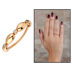 Women's 925 Sterling Silver Ring With Zirconia And Pink Barley Design - 4