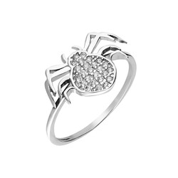 Women's 925 Sterling Silver Ring With Zirconia Stone - 2