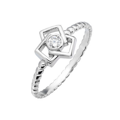 Women's 925 Sterling Silver Wedding Ring Pod Design - 3